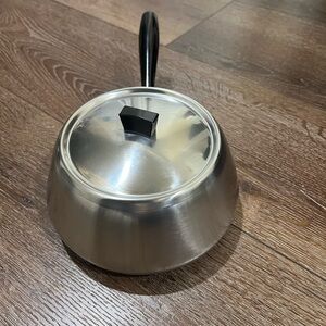 EUC cromargan fondue pot stainless steel with Lid